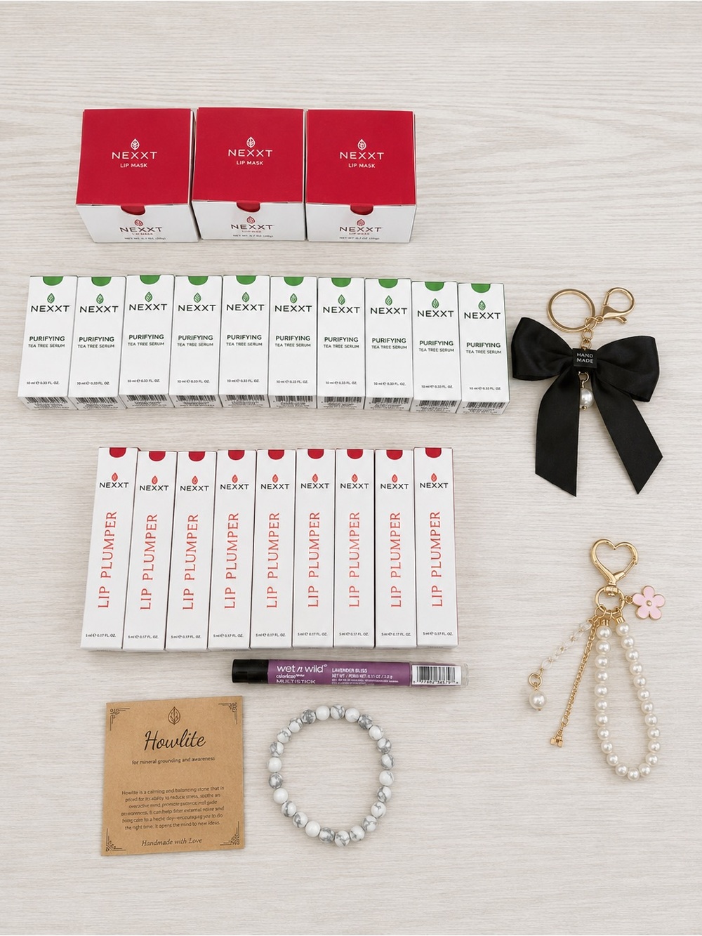 NEW WITH TAGS- NEXXT 26-PIECE BEAUTY & ACCESSORY BUNDLE- $3.27 a unit!